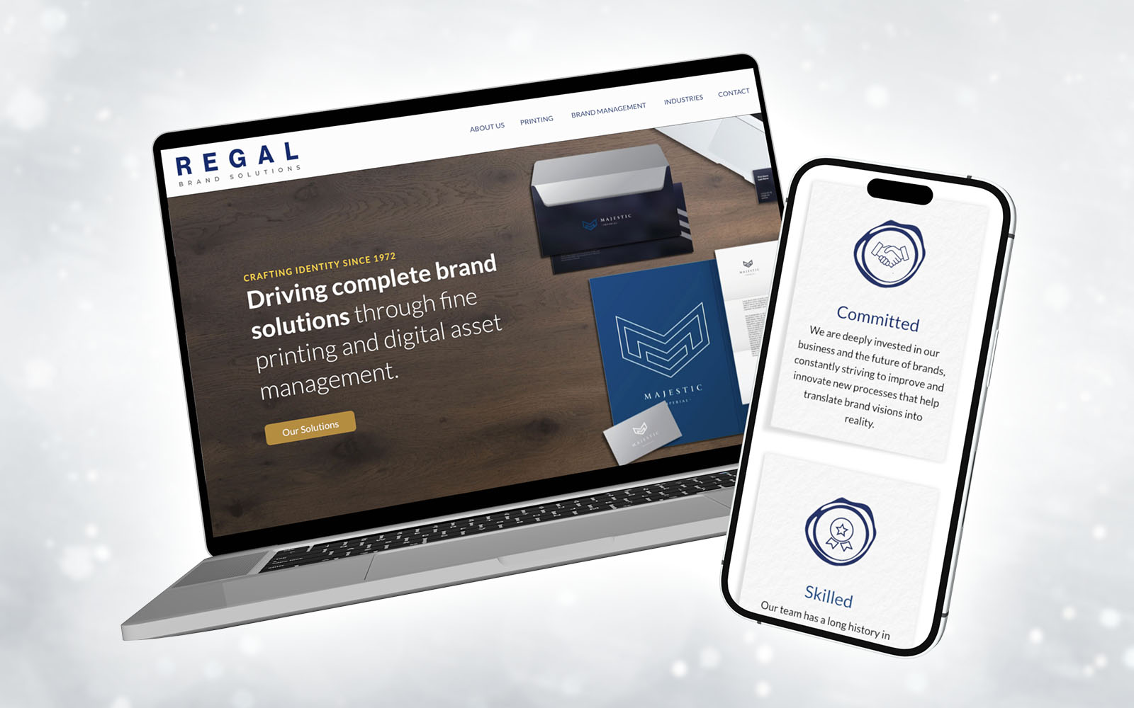 Regal Printing Company Responsive Website