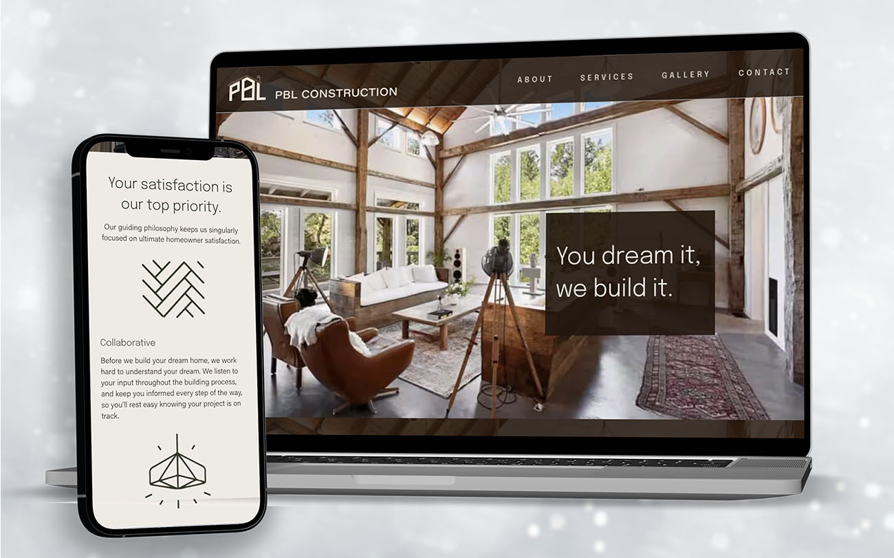 PBL Construction Responsive Website
